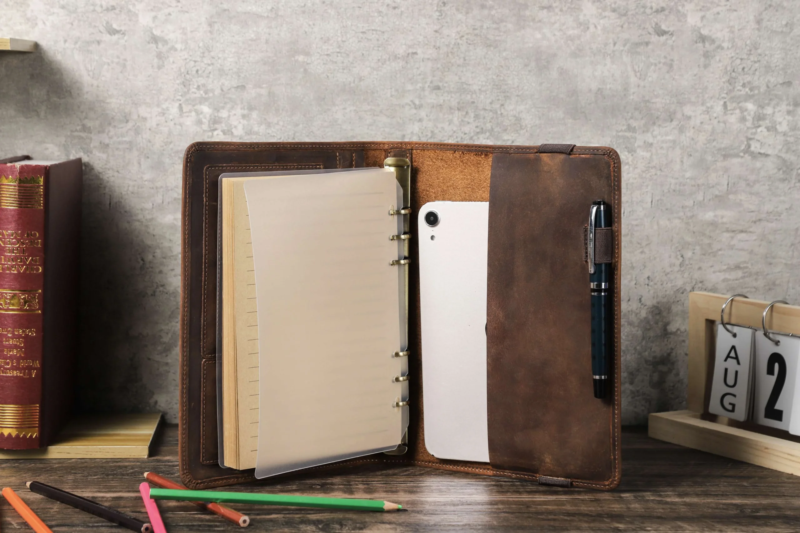 Handcrafted journal detail